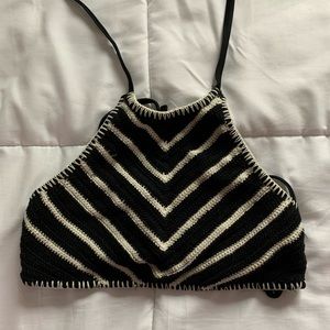 crochet bathing suit top
